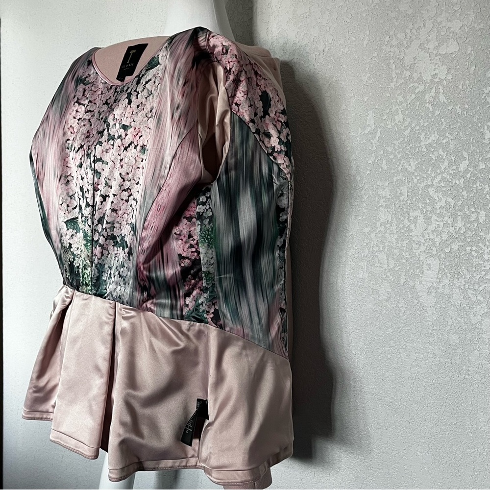 Ted Baker Touch of Cashmere Wool Blend Blazer Sz 3 Luxury European Chic Designer - Picture 13 of 16